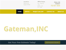 Tablet Screenshot of gatemaninc.biz